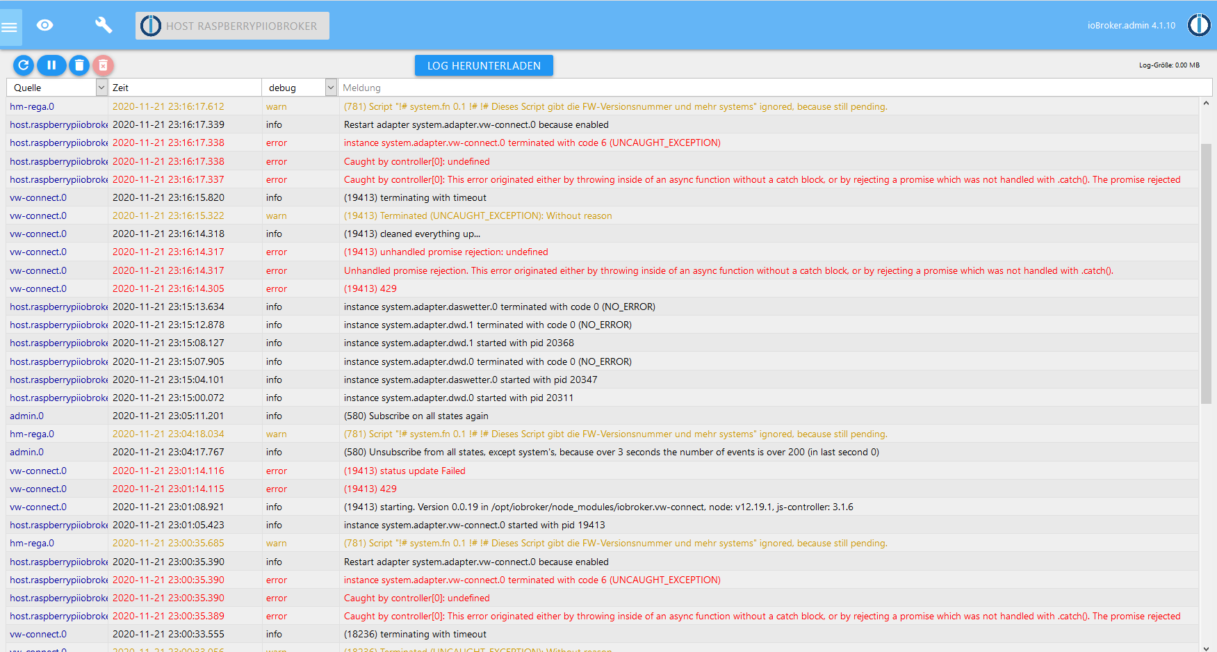 20201121 7 log Screenshot_2020-11-21 logs - ioBroker.png