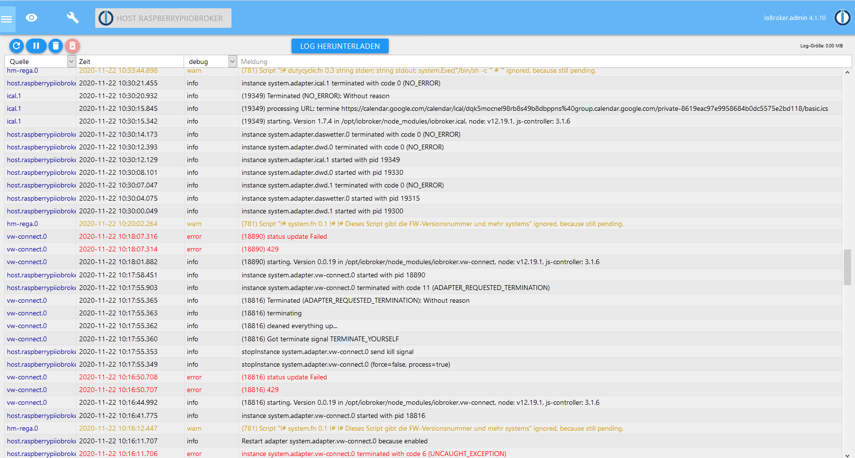20201122 4 log Screenshot_2020-11-22 logs - ioBroker.png