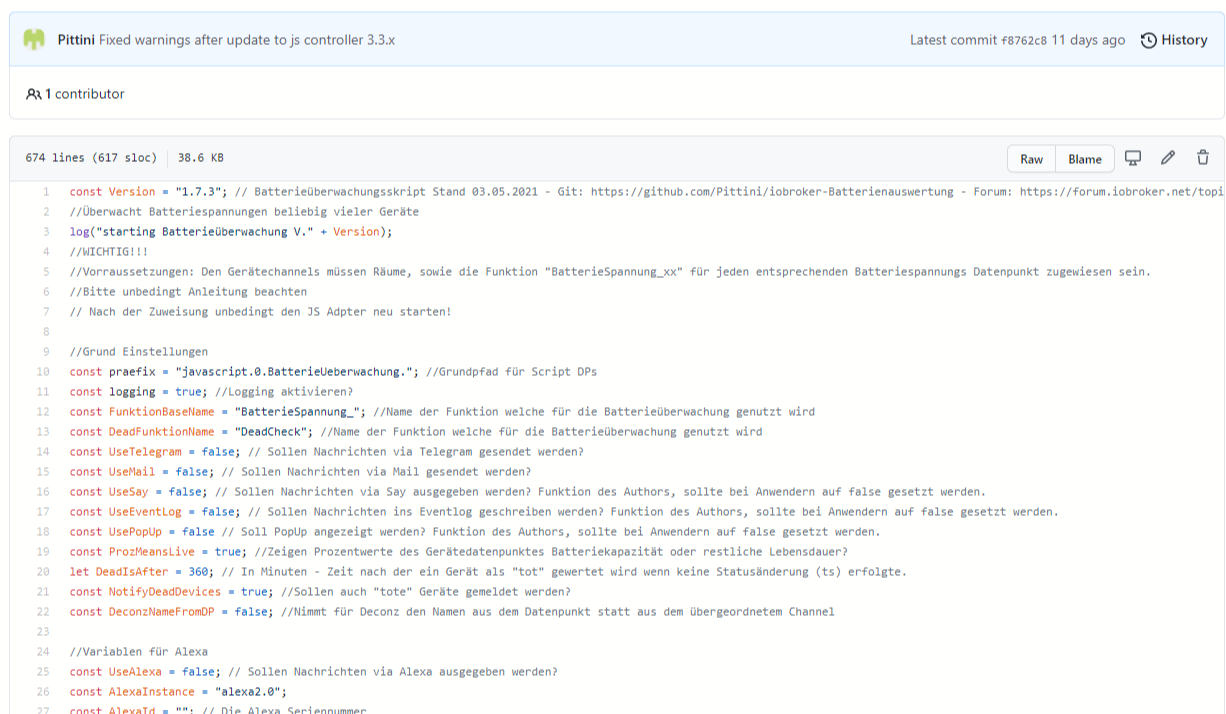 iobroker-Batterienauswertung batterienauswertung-V1.7.3.js at master · Pittini iobroker-Batterienauswertung.png