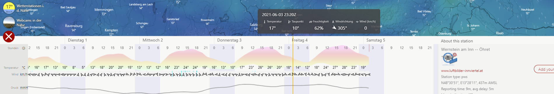 Windy  f0764498 Wernstein am Inn -- Öhret  weather station .png