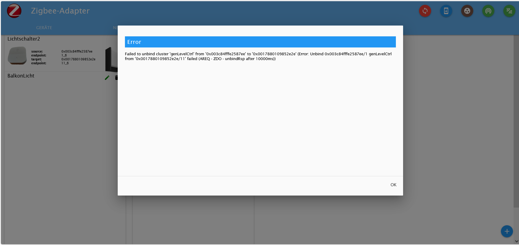 zigebee unbind error.png