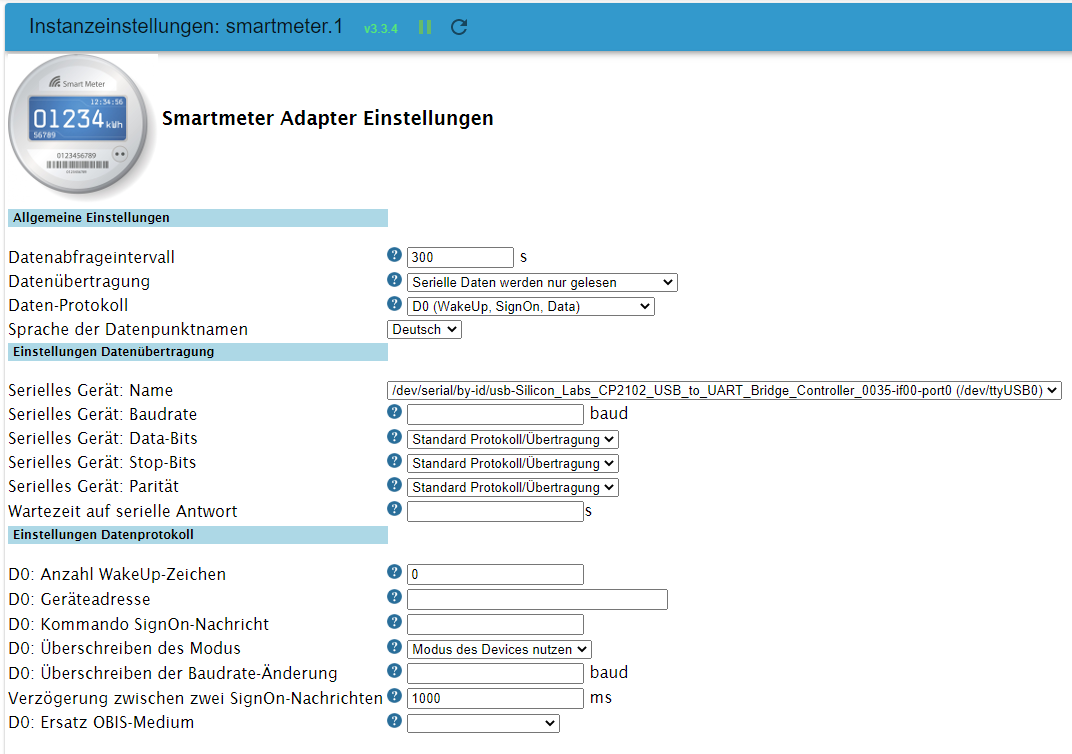 ioBroker Smartmeter nur D0 gesetzt.PNG